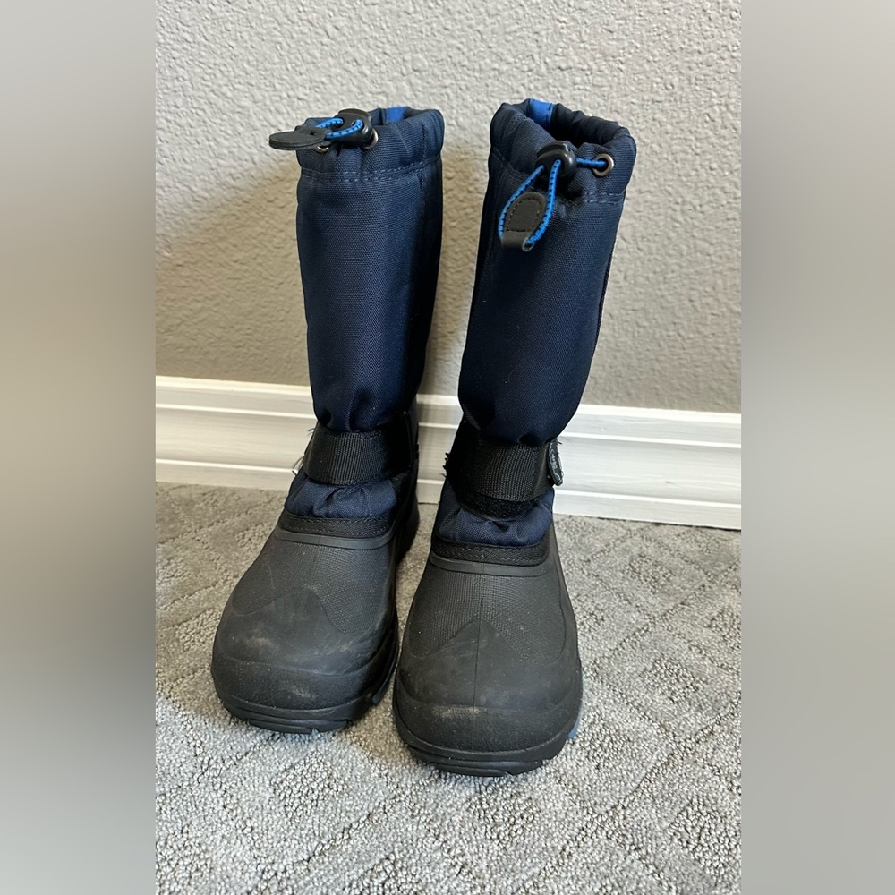 Kamik Kids Navy Blue and Black Winter Boots
